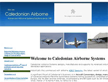 Tablet Screenshot of caledonian-airborne.com